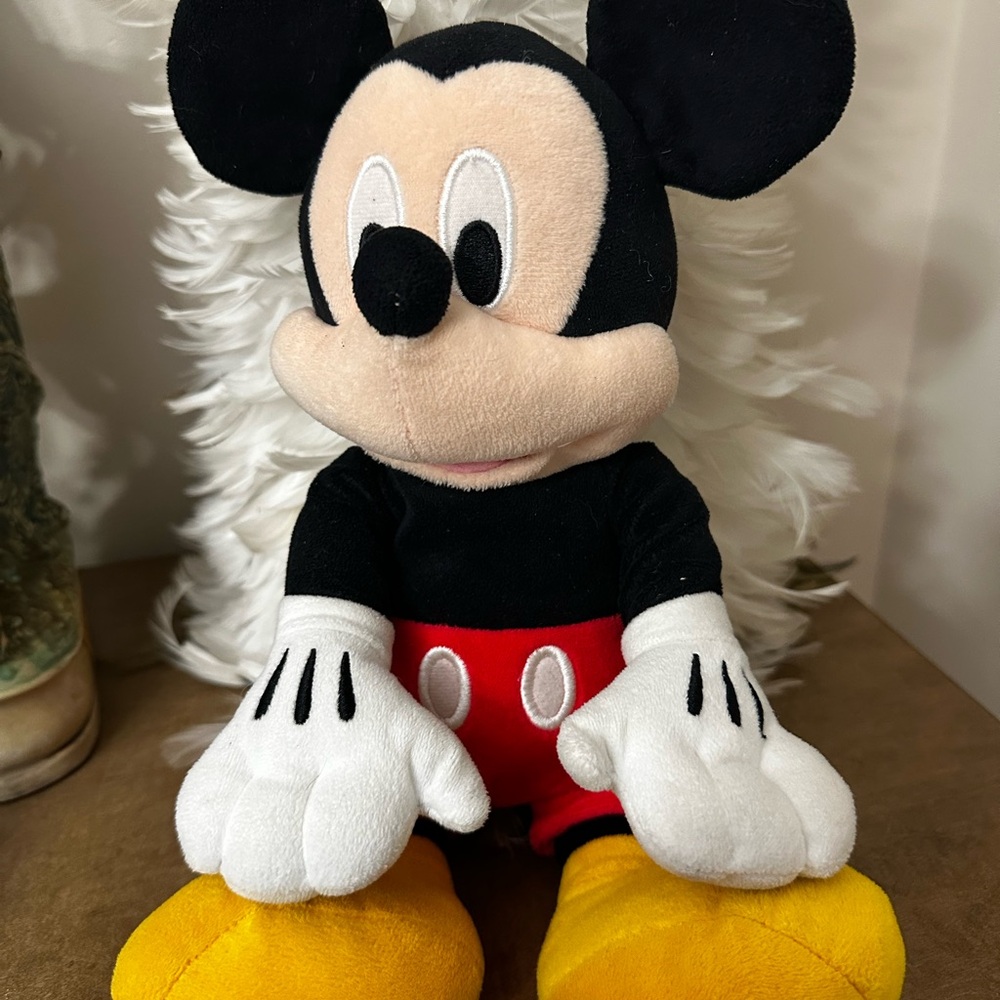 Disney Black and Red Mickey Plush